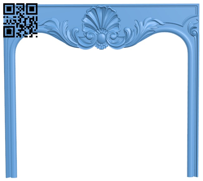 Door frame pattern T0004504 download free stl files 3d model for CNC wood carving