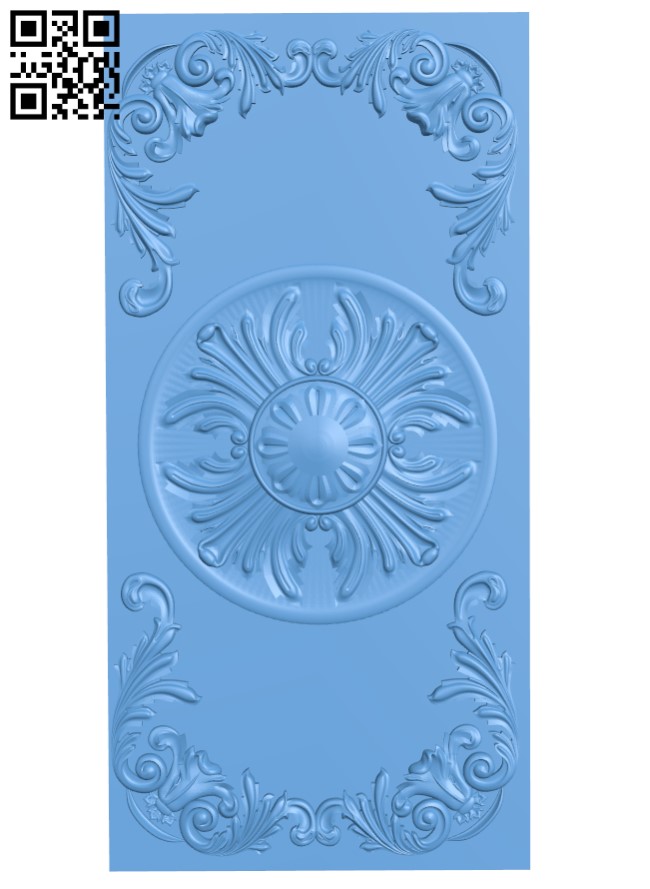 Door frame pattern T0004636 download free stl files 3d model for CNC wood carving