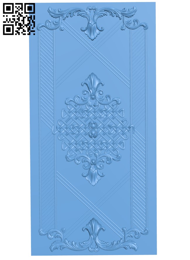 Door frame pattern T0004639 download free stl files 3d model for CNC wood carving