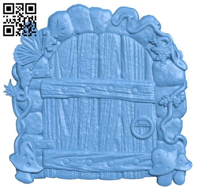 Door pattern T0004222 download free stl files 3d model for CNC wood carving