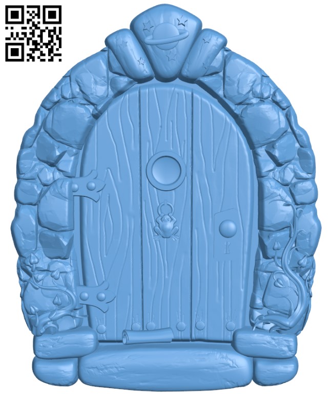 Door pattern T0004223 download free stl files 3d model for CNC wood carving
