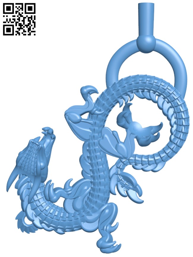 Dragon T0004595 download free stl files 3d model for CNC wood carving