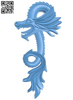 Dragon pattern T0004542 download free stl files 3d model for CNC wood carving