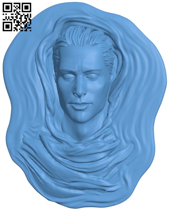 Drowning painting T0004505 download free stl files 3d model for CNC wood carving