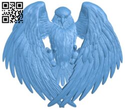 Eagle before attack T0004704 download free stl files 3d model for CNC wood carving
