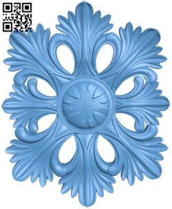 Flower pattern T0004192 download free stl files 3d model for CNC wood carving