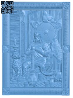 Forseti – Norse mythology T0004543 download free stl files 3d model for CNC wood carving
