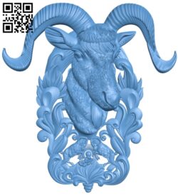 Goat pattern T0004668 download free stl files 3d model for CNC wood carving