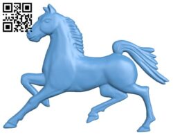 Horse T0004401 download free stl files 3d model for CNC wood carving