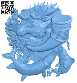 Hunting painting T0004270 download free stl files 3d model for CNC wood carving