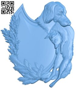 Hunting painting T0004671 download free stl files 3d model for CNC wood carving