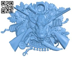 Hunting painting T0004674 download free stl files 3d model for CNC wood carving