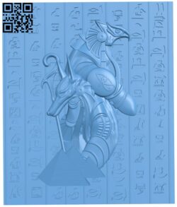 Icon of the Egyptian Gods T0004477 download free stl files 3d model for CNC wood carving