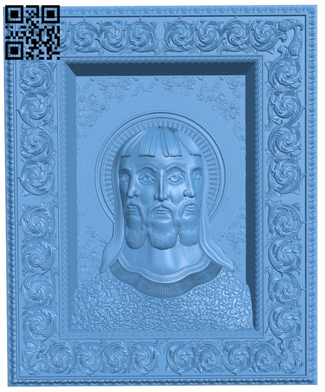 Icon of the Trinity T0004346 download free stl files 3d model for CNC wood carving