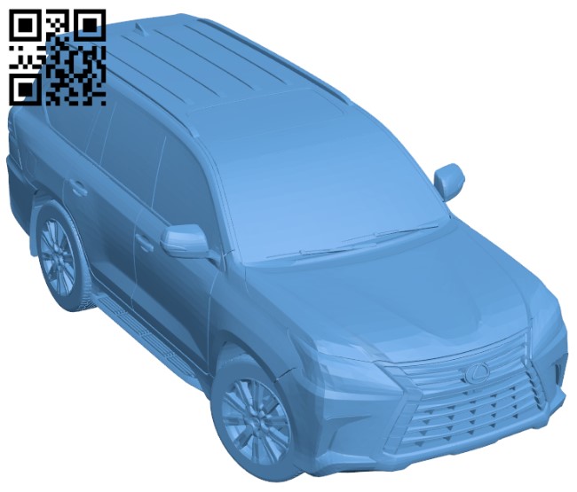 Lexus LX 570 car H011844 file stl free download 3D Model for CNC and 3d printer