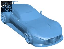 Mercedes Benz Vision Gran Turismo Concept car H011850 file stl free download 3D Model for CNC and 3d printer