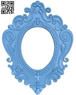 Mirror frame pattern T0004610 download free stl files 3d model for CNC wood carving