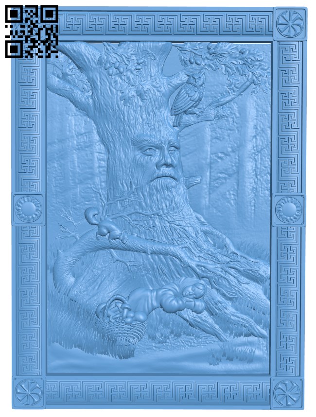 Morning in the forest T0004547 download free stl files 3d model for CNC wood carving