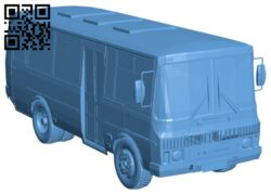 PAZ-3205 car – Bus H011853 file stl free download 3D Model for CNC and 3d printer