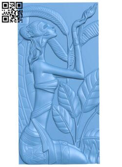 Painting of a woman T0004480 download free stl files 3d model for CNC wood carving