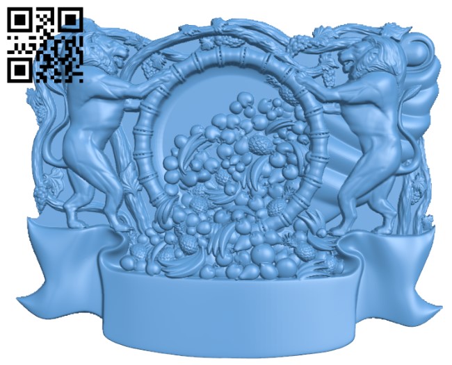 Pattern in the center T0004520 download free stl files 3d model for CNC wood carving