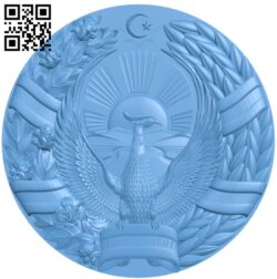 Phoenix medal T0004616 download free stl files 3d model for CNC wood carving