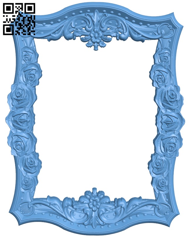 Picture frame or mirror T0004490 download free stl files 3d model for CNC wood carving