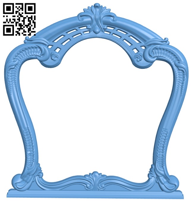 Picture frame or mirror T0004492 download free stl files 3d model for CNC wood carving