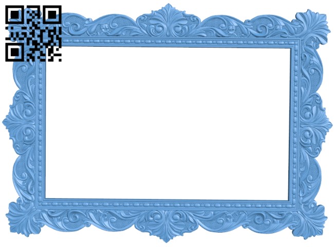 Picture frame or mirror T0004493 download free stl files 3d model for CNC wood carving