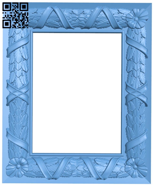 Picture frame or mirror T0004615 download free stl files 3d model for CNC wood carving