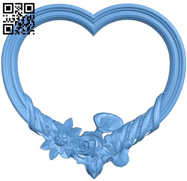 Picture frame or mirror T0004691 download free stl files 3d model for CNC wood carving