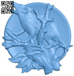 Picture of the mouse T0004137 download free stl files 3d model for CNC wood carving