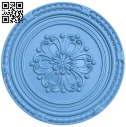 Round pattern T0004355 download free stl files 3d model for CNC wood carving