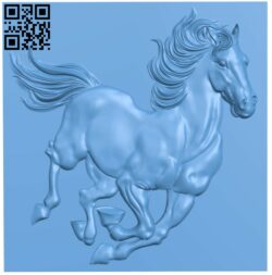 Running horse T0004411 download free stl files 3d model for CNC wood carving