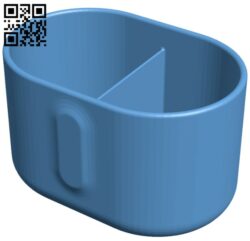 Simpel desk organizer H011874 file stl free download 3D Model for CNC and 3d printer