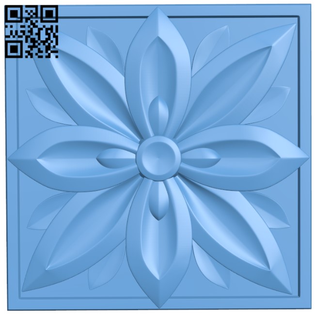 Square pattern T0004177 download free stl files 3d model for CNC wood carving