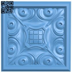 Square pattern T0004322 download free stl files 3d model for CNC wood carving
