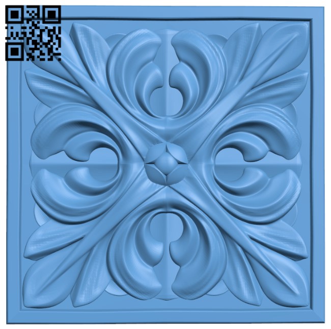 Square pattern T0004324 download free stl files 3d model for CNC wood carving
