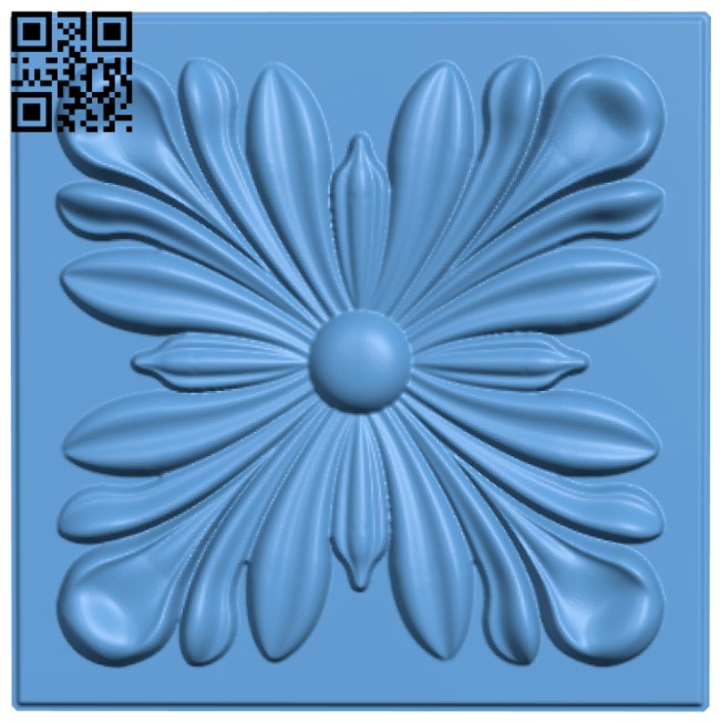 Square pattern T0004336 download free stl files 3d model for CNC wood carving