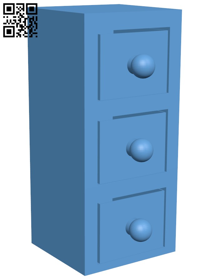 Storage cabinet H011876 file stl free download 3D Model for CNC and 3d printer