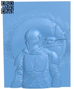 The Mandalorian T0004737 download free stl files 3d model for CNC wood carving