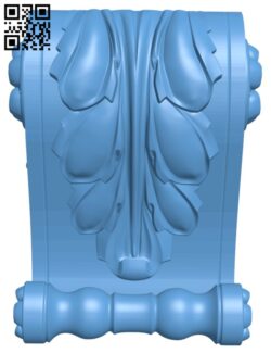Top of the column T0004363 download free stl files 3d model for CNC wood carving