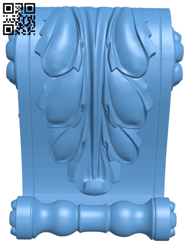 Top of the column T0004363 download free stl files 3d model for CNC wood carving