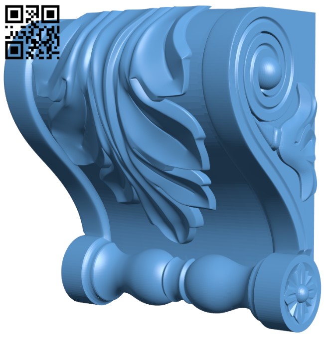 Top of the column T0004364 download free stl files 3d model for CNC wood carving
