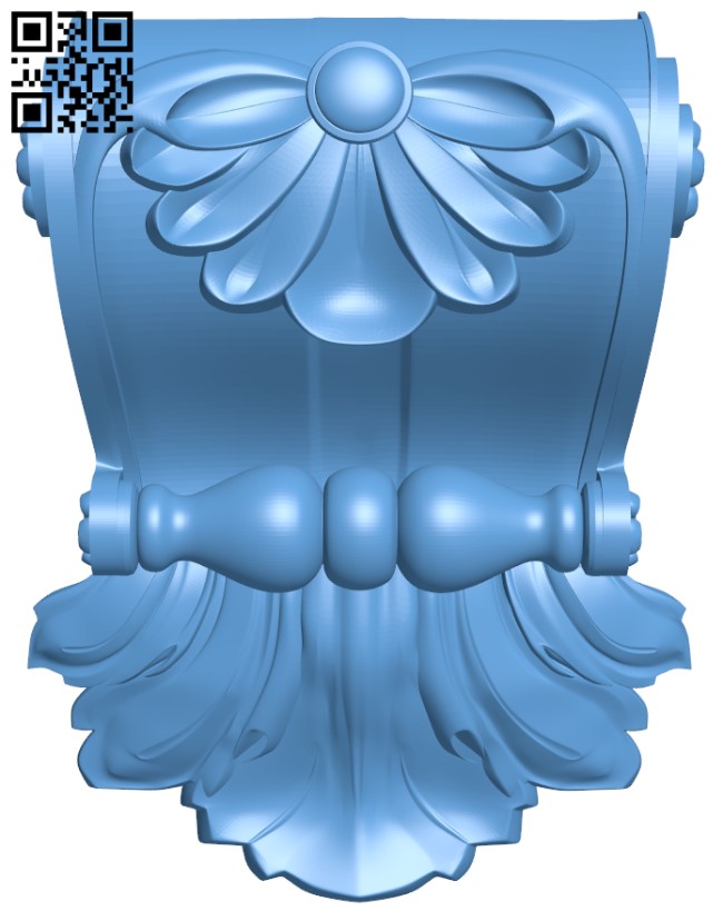 Top of the column T0004365 download free stl files 3d model for CNC wood carving
