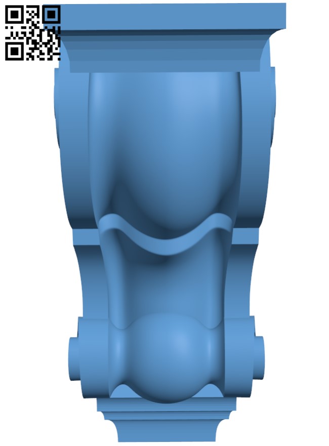 Top of the column T0004367 download free stl files 3d model for CNC wood carving