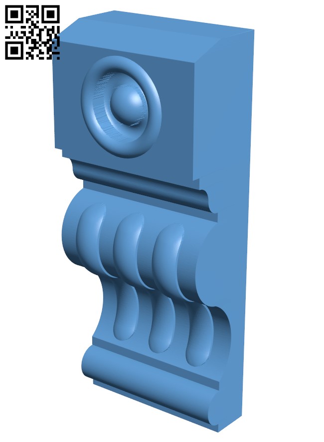 Top of the column T0004369 download free stl files 3d model for CNC wood carving