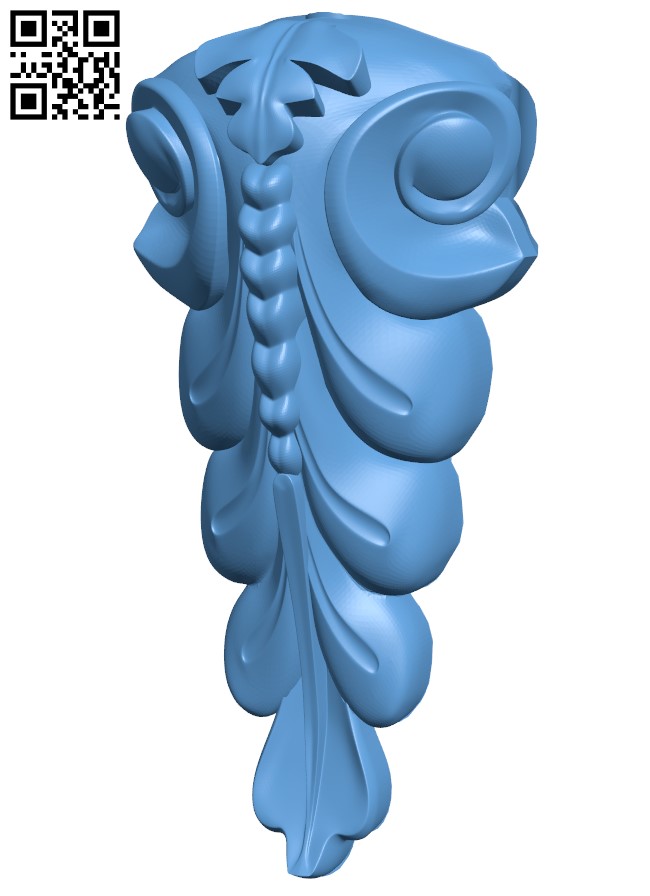 Top of the column T0004370 download free stl files 3d model for CNC wood carving