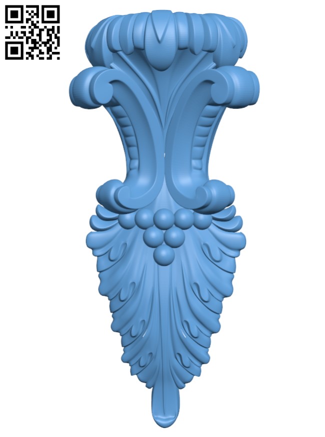 Top of the column T0004418 download free stl files 3d model for CNC wood carving