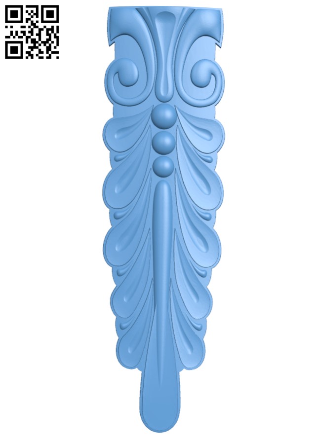 Top of the column T0004529 download free stl files 3d model for CNC wood carving